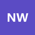 Initials NW in a violet circle